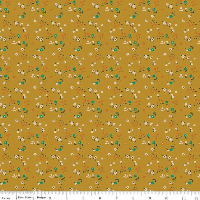 Forgotten Memories Collection Ditsy Flowers Cotton Fabric C12756