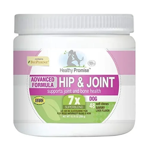 Four Paws Healthy Promise Advanced Hip & Joint Chew for Dogs – Liver – 48 Count