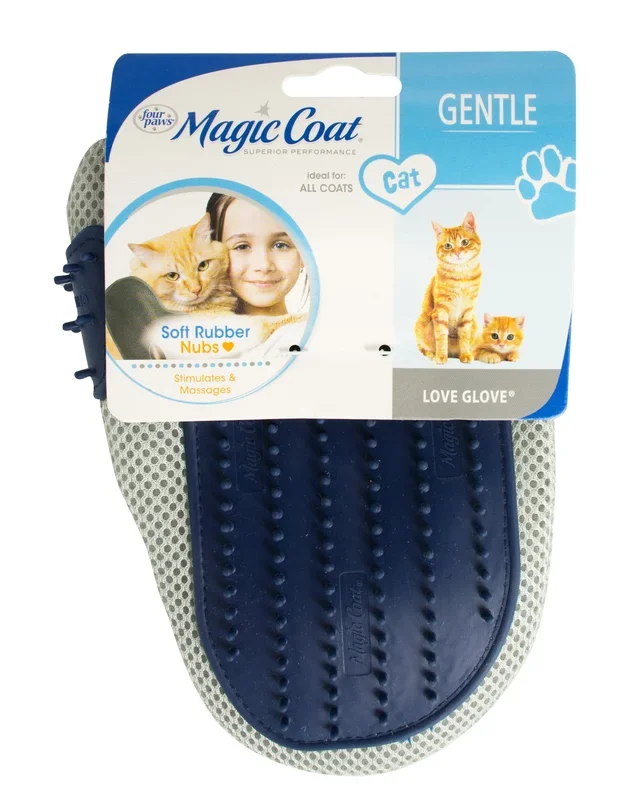 Four Paws Magic Coat Professional Series Love Glove Cat Grooming Mitt – One Size