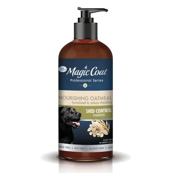 Four Paws Magic Coat Professional Series Nourishing Oatmeal Shed Control Dog Shampoo 16 oz