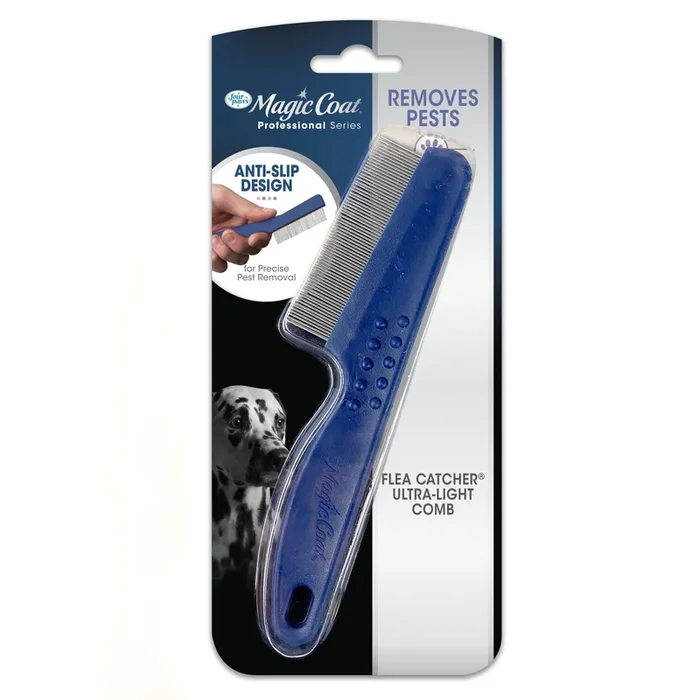 Four Paws Magic Coat Professional Series Ultra-Light Flea Catcher Dog Flea Comb Ultra-Light Flea Catcher Comb – One Size