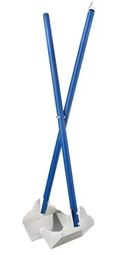 Four Paws Sanitary Pooper Scooper Plain Scoop Dog Waste Pick Up – Blue