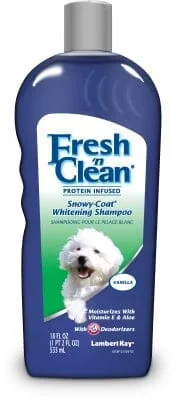 Fresh ‘N Clean Snowy-Coat Dog Shampoo – Vanilla – 18 Oz