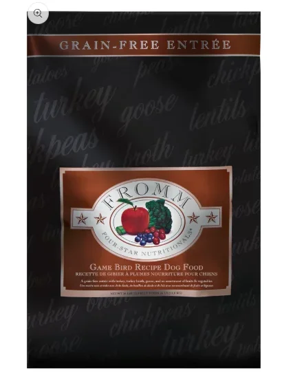 Fromm 4-Star GF Game Bird Recipe, 26lbs