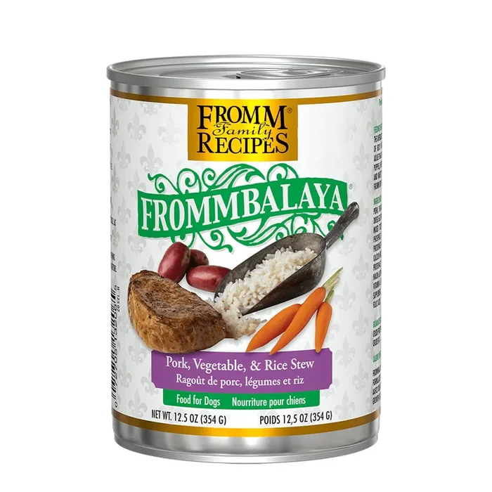 Fromm Frommbalaya Pork & Rice Dog Cans, 12.5oz