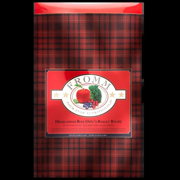 Fromm Highlander Beef Oats & Dog Food, 26lbs