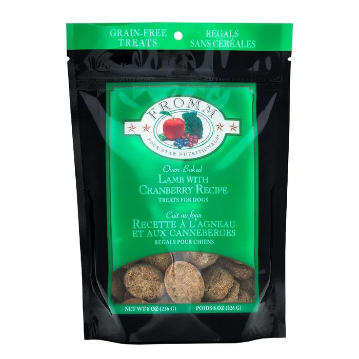 Fromm Oven Broasted Lamb With Cranberry Recipe Treats For Dogs, 8oz