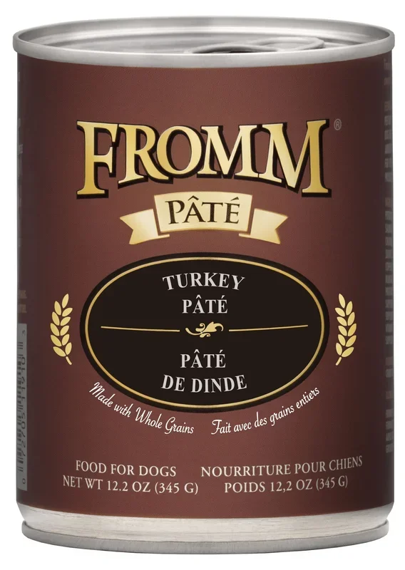 Fromm Turkey Pâté, Wet Dog Food, 12.2-oz Case of 12