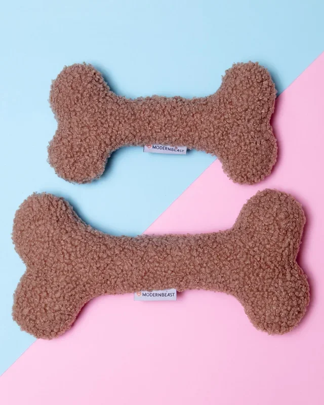 Funny Bone Fleece Squeaky Dog Toy (Made in the USA)