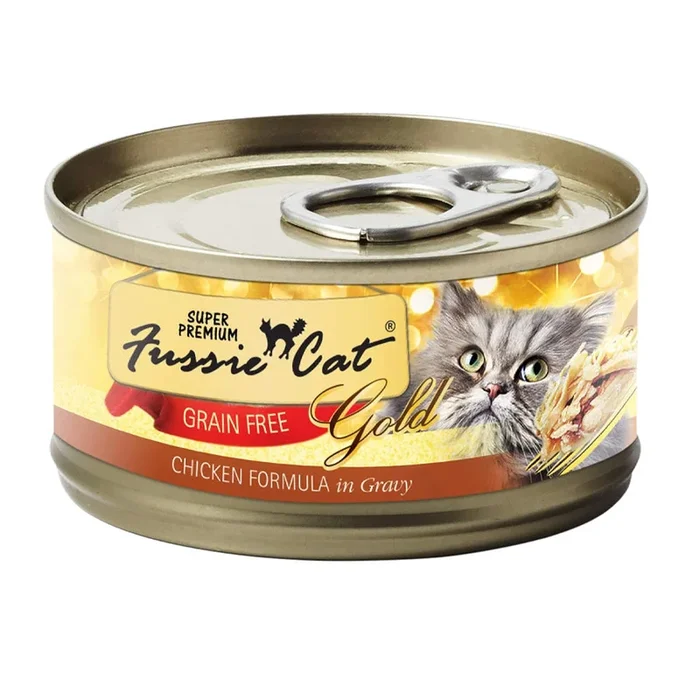 Fussie Cat Gold Chicken Formula in Gravy, 2.82oz