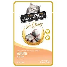 Fussie Cat Premium Sardine In Gravy, 2.47oz