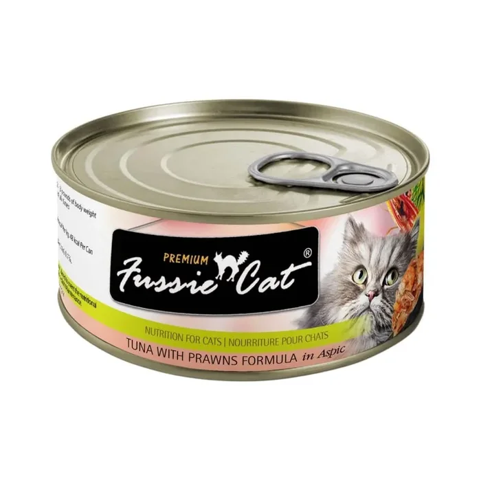 Fussie Cat 湿猫粮 优质金枪鱼配虾配方