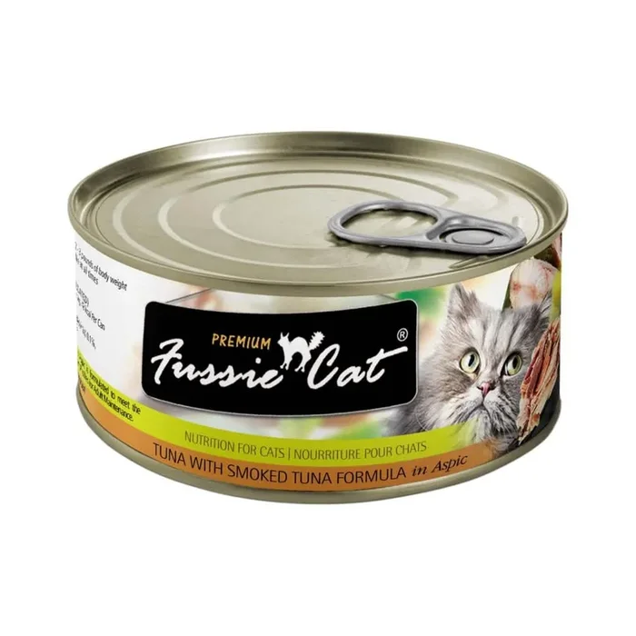 Fussie Cat 湿猫粮优质金枪鱼配烟熏金枪鱼配方