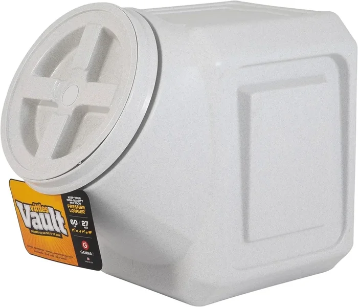 Gamma Vitties Vault Stackable Pet Food Storage Containers – 60 Lbs Capacity
