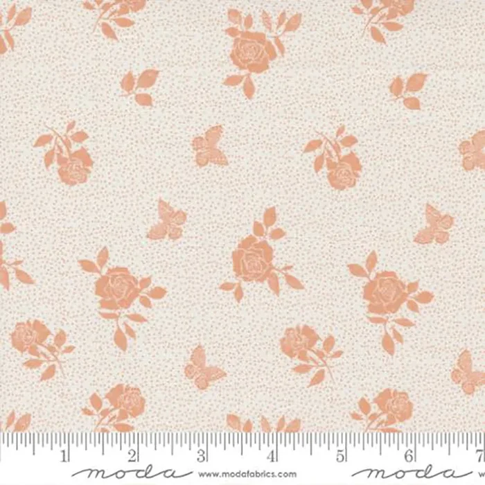Garden Society Collection Beach Rose Cotton Fabric C 11896
