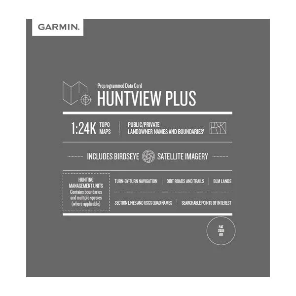 Garmin HuntView Plus Map Georgia