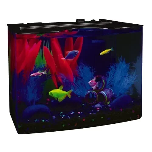 Glofish LED Crescent Aquarium Kit Aquatics Starter Kits – 3 Gal