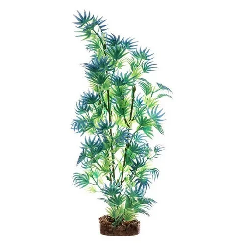 GloFish, Plastic Aquarium Plant – Green/Blue, Large