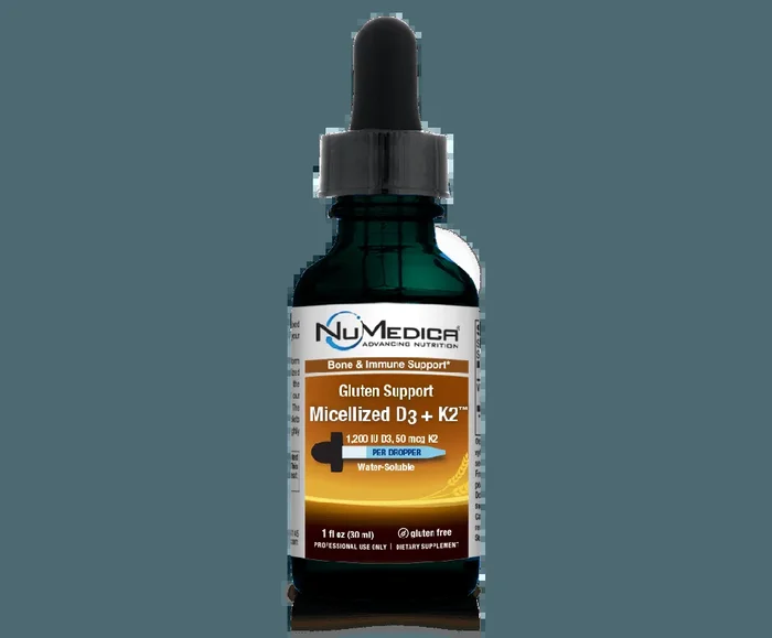 Gluten Support Micellized D3 + K2™ – 1 Fl. OZ.