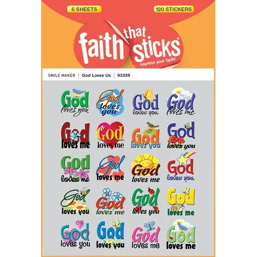 God Loves Us Stickers 93339