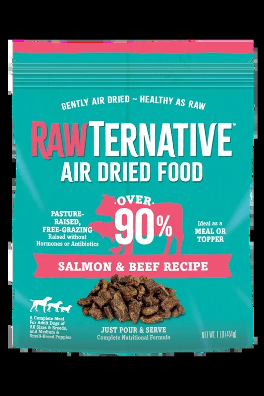 Grandma Mae’s Rawternative Salmon & Beef Recipe