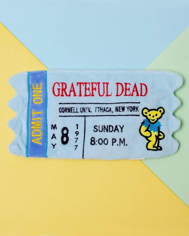 Grateful Dead Concert Ticket Plush Toy