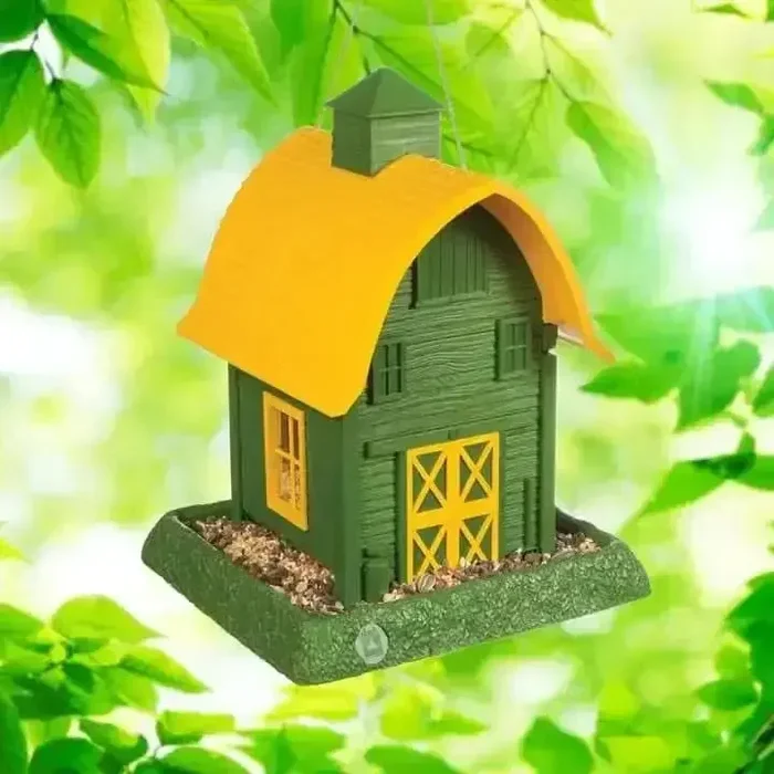 Green Barn Birdfeeder