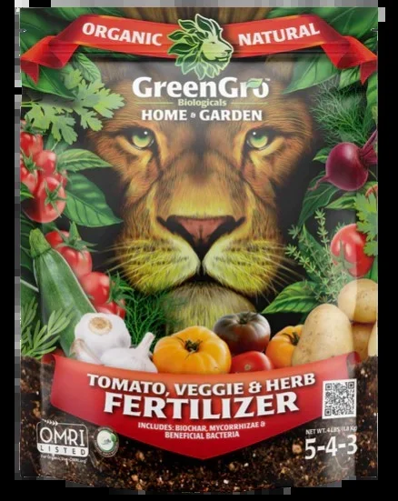 GreenGro Tomato, Veggie & Herb Fertilizer, 4lbs