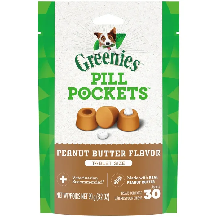 Greenies Pill Pockets Canine Peanut Butter Dog Treats