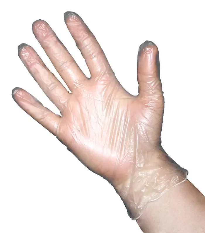 Guantes de vinilo sin polvo ni látex, 100 unidades