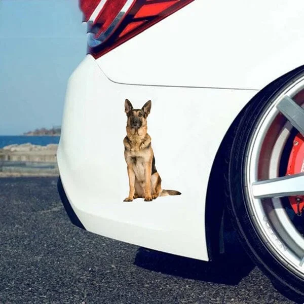Guardian German Shepherd Stickers 3.5” x 6”