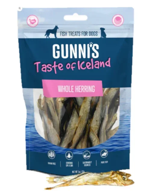 Gunni’s Dog Whole Herring, 3oz
