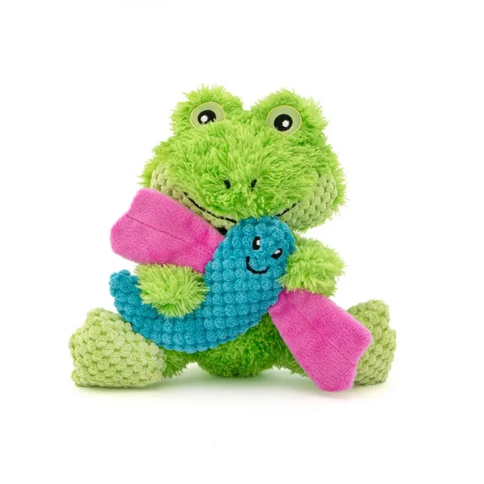 Guru, GURU Loveys Dog Toy, Frog, Medium