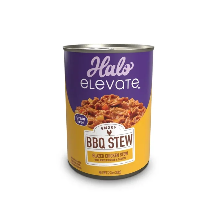 Halo Pets Elevate Grain-Free Glazed Chicken Canned Dog Food – 12.7 Oz – Case of 6