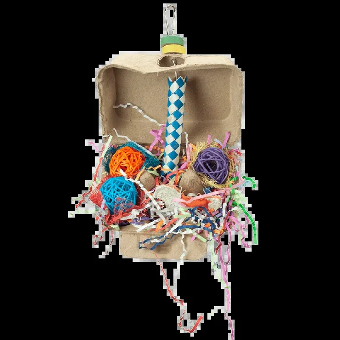 Happy Beaks Egg Stravaganza Bird Toy
