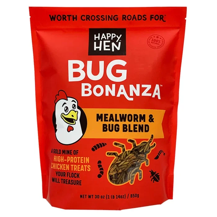 Happy Hen Treats Bug Bonanza High-Protein Chicken Treats 30oz