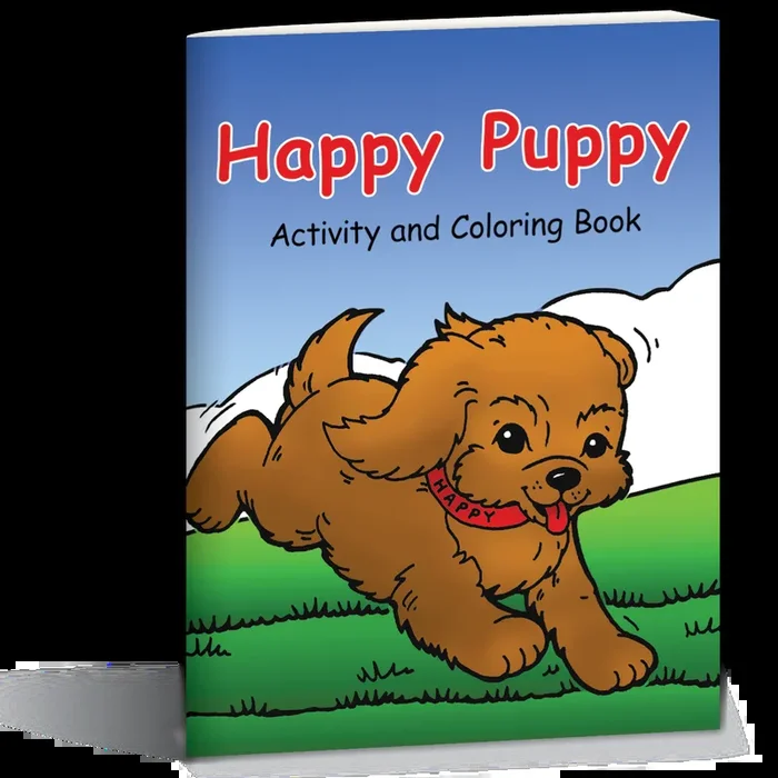 Happy Puppy Activity and Coloring Book by Mary Currier 9780878137077