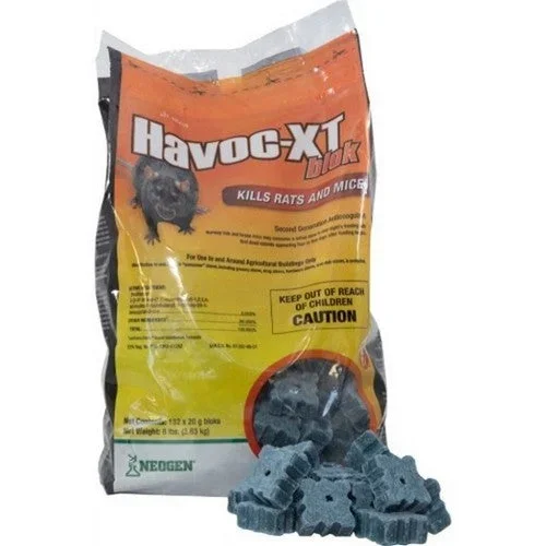 Havoc, Havoc Xt Blok Rodenticide Bait, 8 Lbs