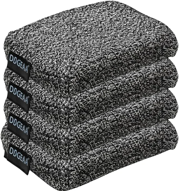 Heavy – Duty Kitchen Sponge – 20 Times More Durable, Scratch Free, Suitable for Non – Stick Cookware – Cut – Resistant, Multi – Purpose Cleaning Supplies for Home (4 Pack, Grey)