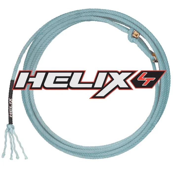Helix Team Roping Rope – Head or Heel, Double-Twisted Core, Green