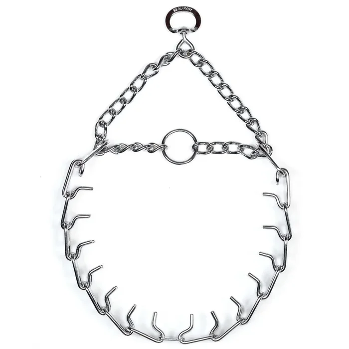 Herm Sprenger Prong Dog Training Collar Ultra-Plus Chrome Plated Steel No Pull Collar For Dogs Made In Germany 20In X 3.0Mm (Neck Size Up To 16In)
