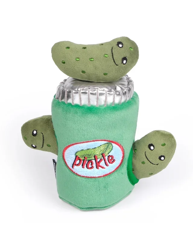 Hide & Seek Pickle Jar Dog Toy