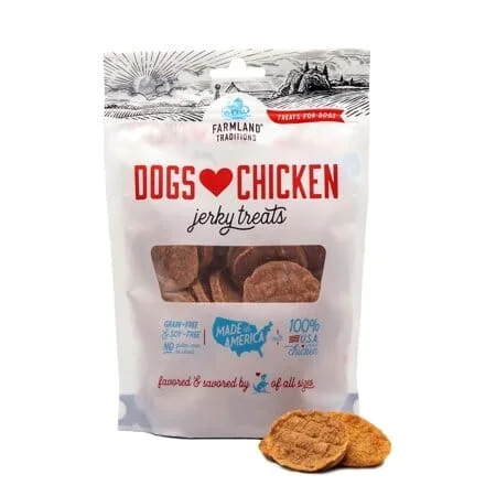 Hillside Farms Farmland Traditions Dogs Love Chicken Jerky Dog Treats – 16 Oz