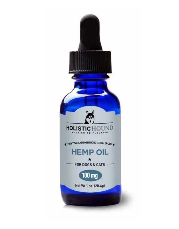 Holistic Hound Dog and Cat Full Spectrum CBD Extract 100MG – 1 Oz