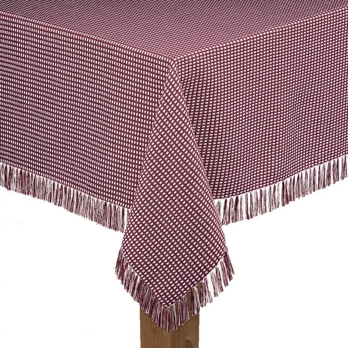 Homespun Tablecloths with Fringe