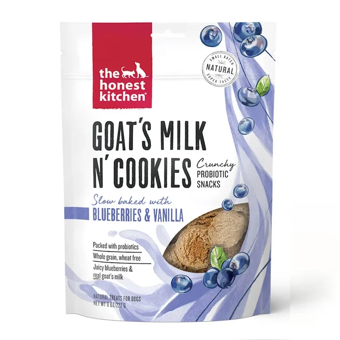 Honest Kitchen Goat’s Milk Cookies, Blueberry, 8oz