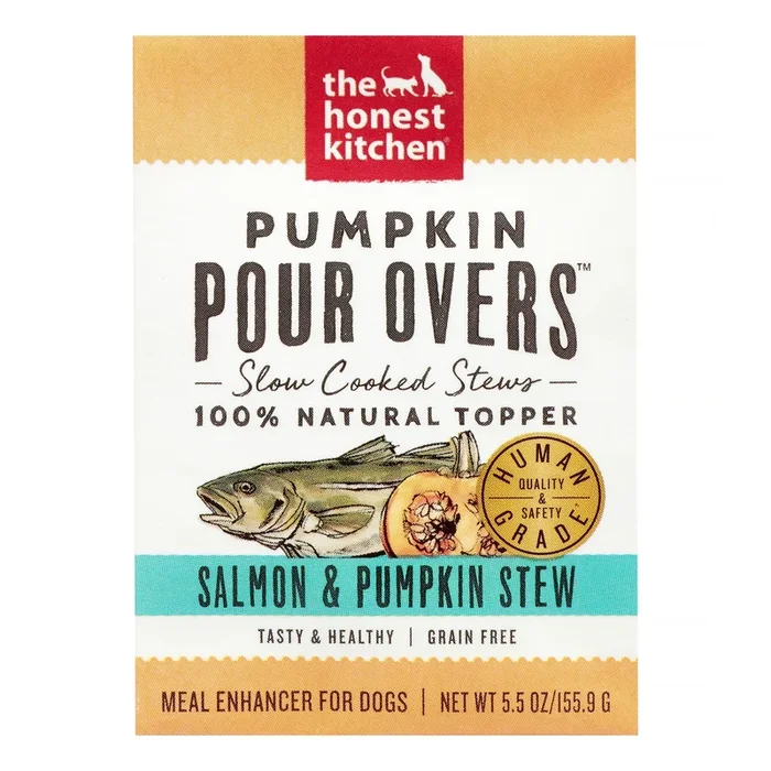 Honest Kitchen Pour Salmon Pumpkin Wet Dog Food – 5.5 Oz – Case of 12