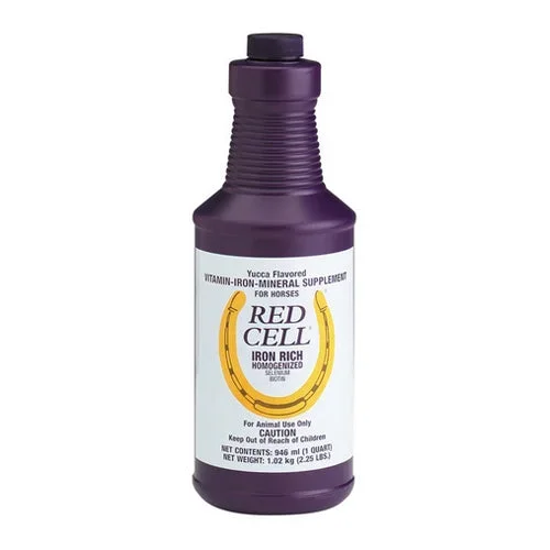 Horse Health Products, Red Cell Vitamin-Iron-Mineral Supplement for Horses, 32 Oz