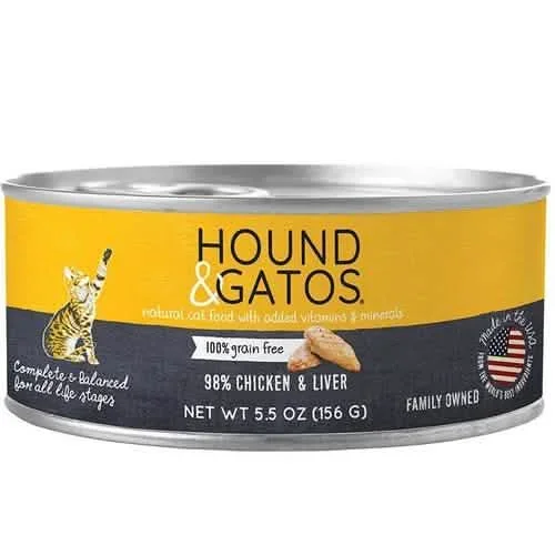 Hound&Gatos C Chicken&Liv 98%5.5盎司