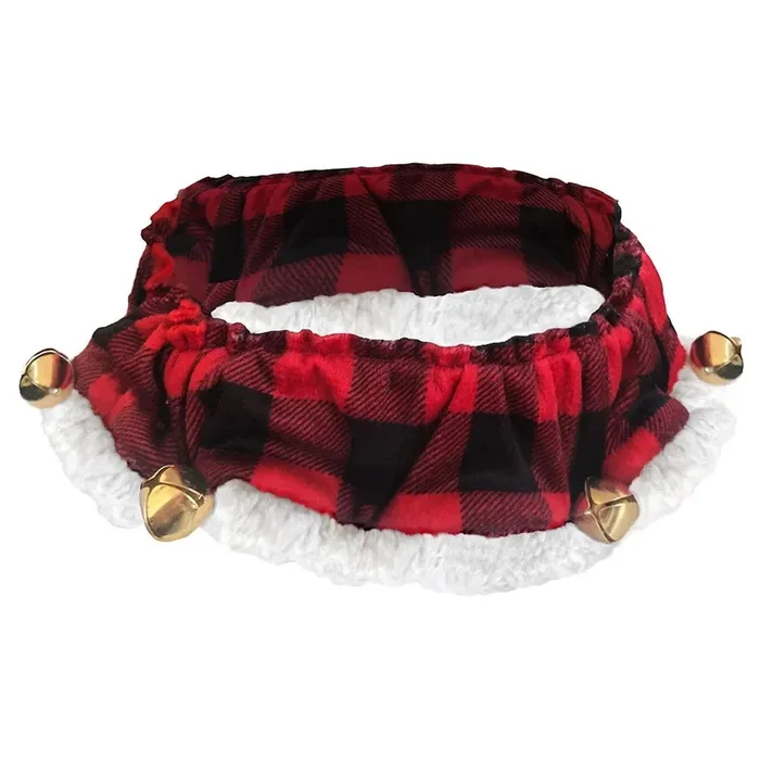 Huxley & Kent Buffalo Check Ruffle Collar, M